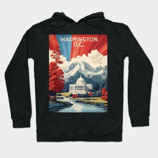 Washington DC United States of America Tourism Vintage Poster Hoodie